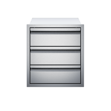 Twin Eagles 19-Inch Stainless Steel Triple Access Drawer - TESD193-B